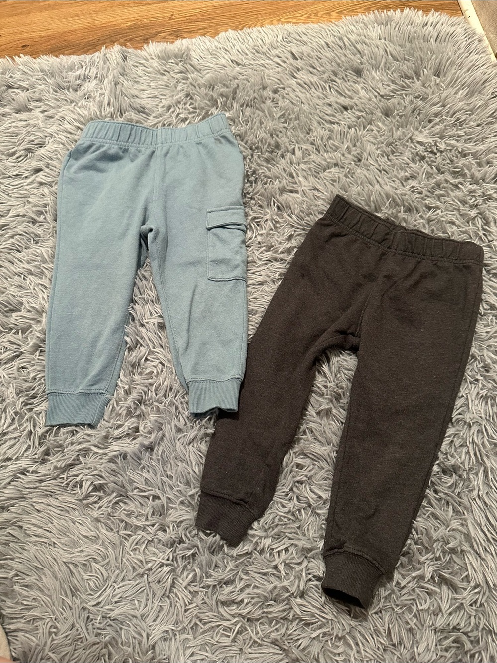 Bundle of 3T Joggers Light Blue and Charcoal Gray Carters casual fall winter
